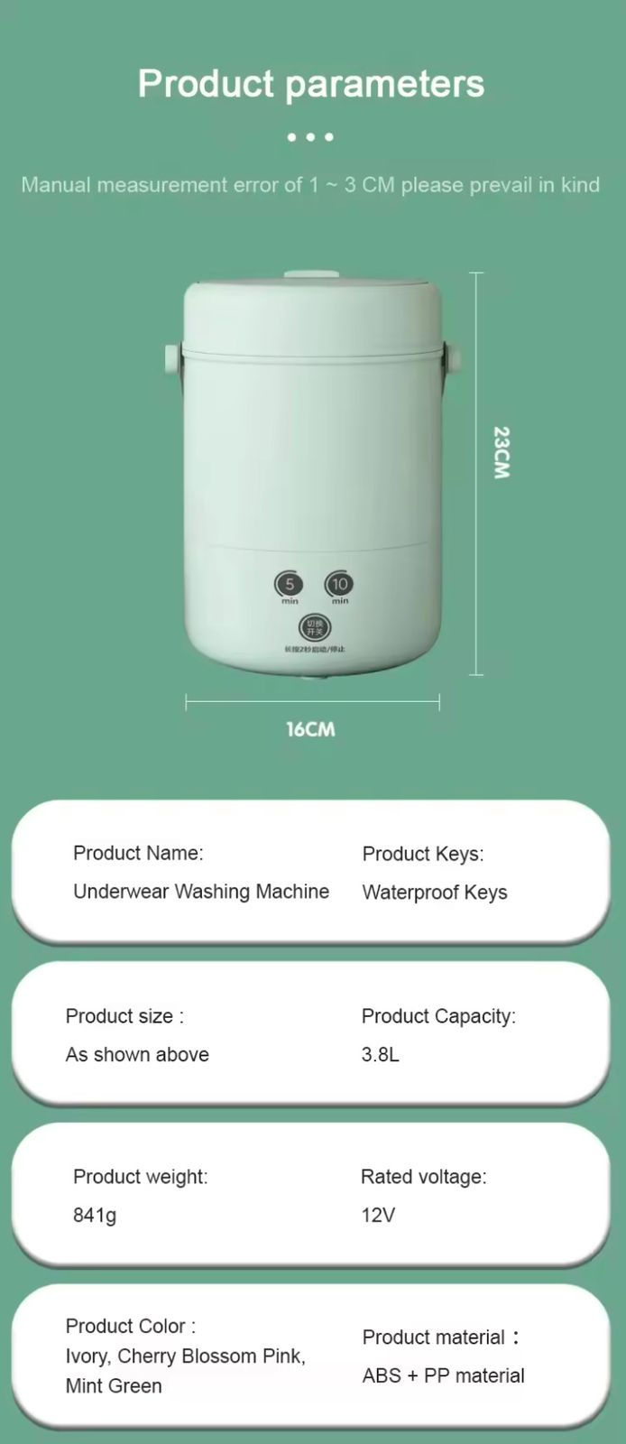New Mini Washing Machine – غسالة صغيرة جديدة