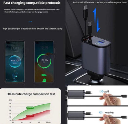 Retractable Charger – شاحن قابل للسحب
