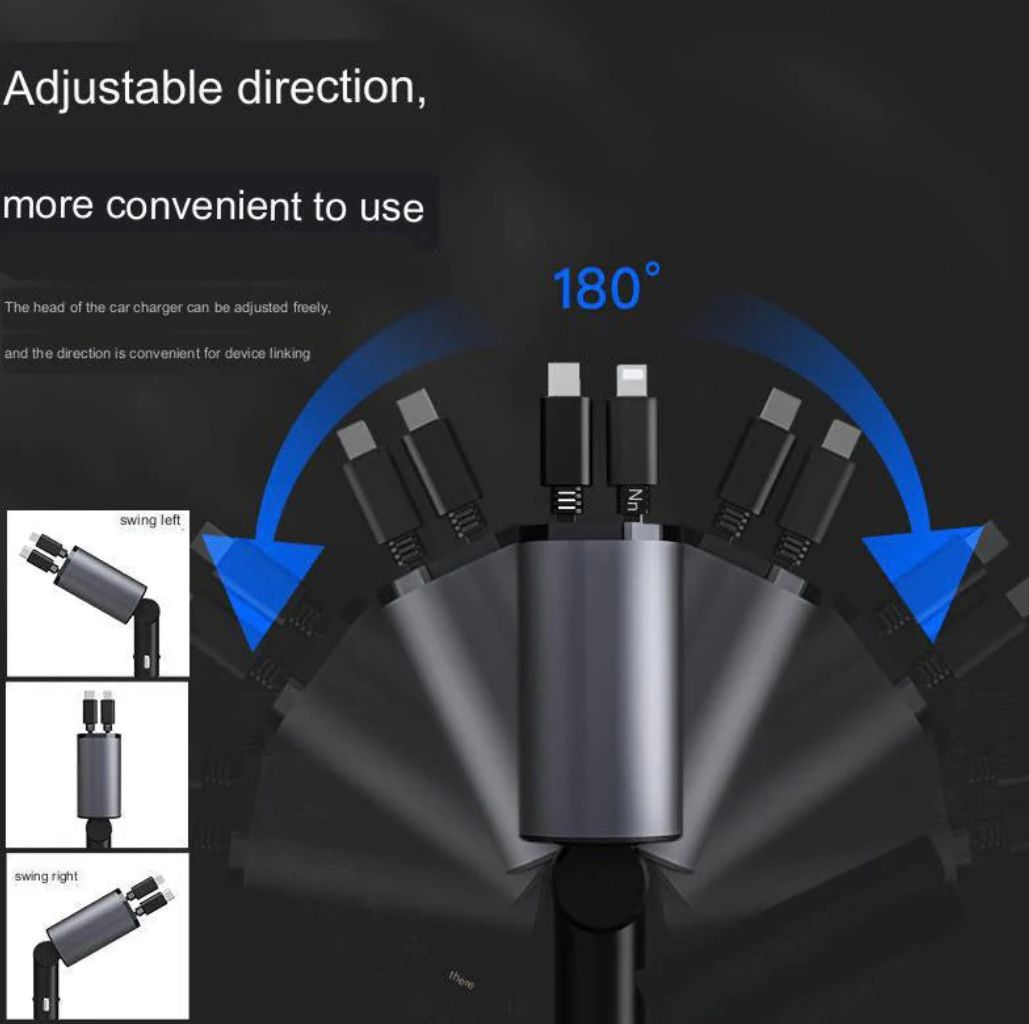 Retractable Charger – شاحن قابل للسحب