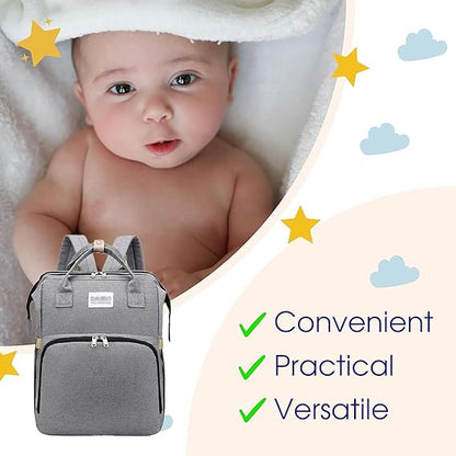 Baby Bag Diaper Bag with Changing Station - حقيبة حفاضات للأطفال مع محطة تغيير