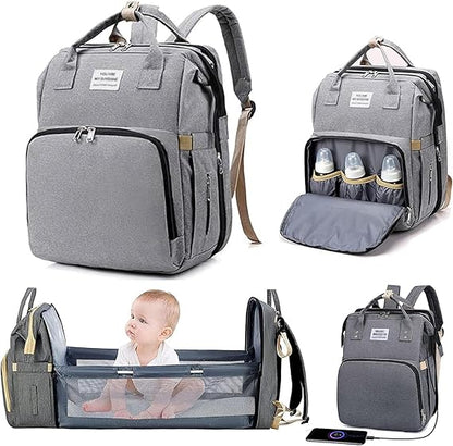 Baby Bag Diaper Bag with Changing Station - حقيبة حفاضات للأطفال مع محطة تغيير