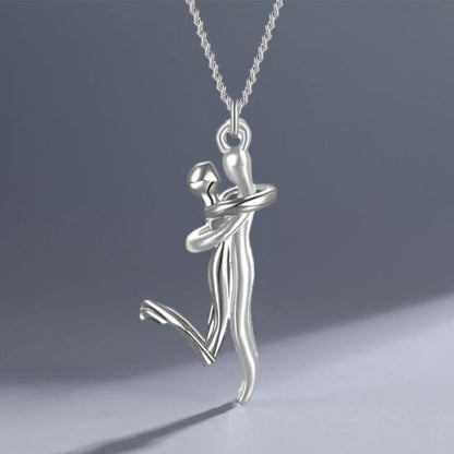 Couple Silver Pendant  - قلادة زوجية فضية