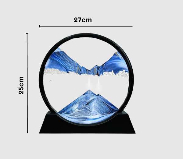 Blue Hourglass decor - ديكور الساعة الرملية الزرقاء