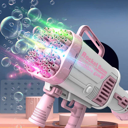 Magical bubble Gun for kids  60 Holes - مسدس فقاعات سحري للأطفال بـ 60 فتحة