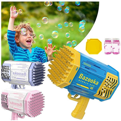 Magical bubble Gun for kids  80 Holes - مسدس فقاعات سحري للأطفال بـ 80 فتحة