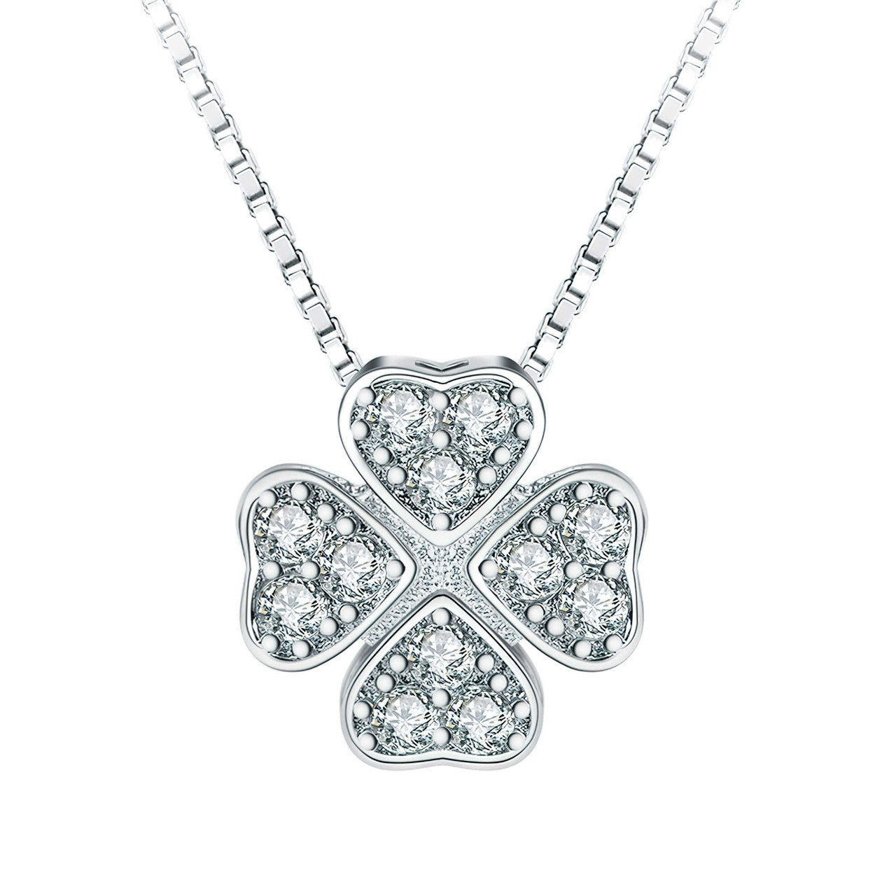 Magnetic Silver Flower Pendent  - قلادة زهرة فضية مغناطيسية