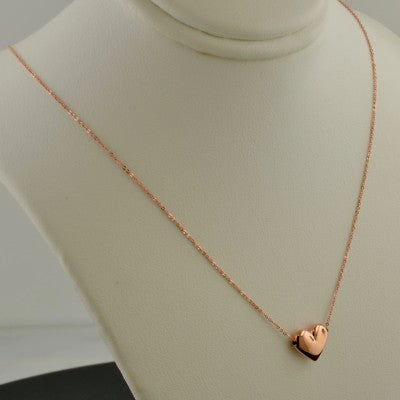 Magnetic Heart Golden Pendent  - قلادة قلب ذهبي مغناطيسية
