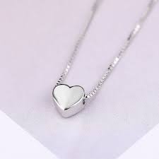 Magnetic Heart Silver Pendant  - قلادة قلب فضي مغناطيسية