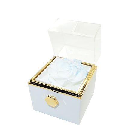 SQUARE Ring/Rose Box -  خاتم مربع / علبة ورد